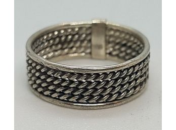 Size 6 1/2 Vintage Sterling Silver Banded Ring