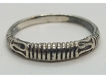 Size 6 Vintage Sterling Silver Egyptian Snake Style Ring