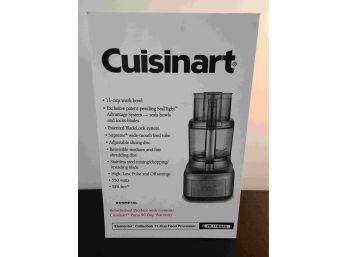 Cuisinart 11 Cup Food Processor, Factory Refurbished, NIB