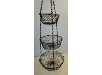 Metal Hanging Basket For Fruits Or Veggies