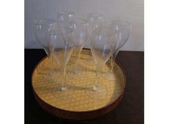 Lot Of 7 Wine Goblets