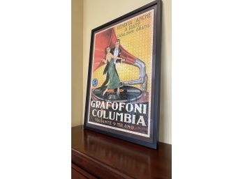 Grafofoni Columbia  Framed Puzzle