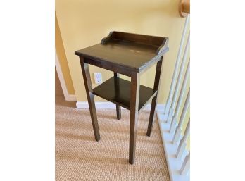 Small Wood Night Stand  With Shelf