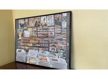 Newsstand Framed Diana, News Of The 90's Puzzle