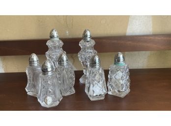 Glass And Crystal Salt & Pepper Shakers,