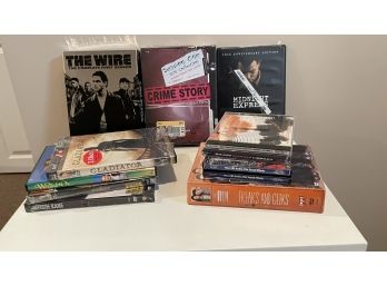 Thirteen Assorted DVDs & CDs