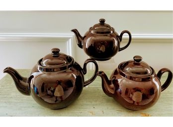 Three English Tea Pots