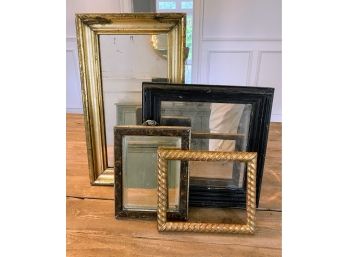 Grouping Of Vintage Mirrors And Frame