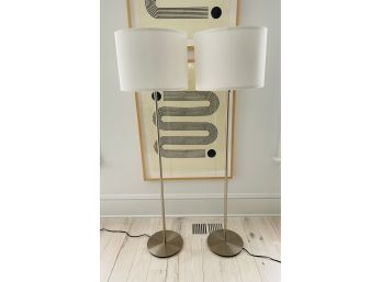 Pair Of Ikea Floor Lamps