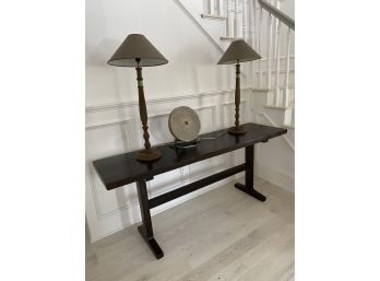 Chestnut Console Table (1 Of 2)