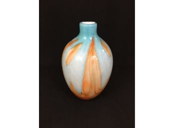 Vintage Tall  Case Glass Vase