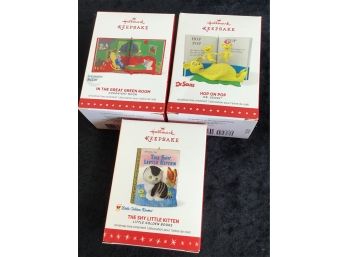 Hallmark Story Book Ornament Lot Of 3