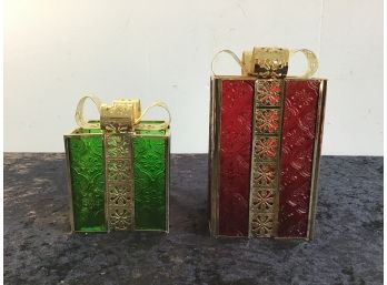 Red Green Gift Box Decorations