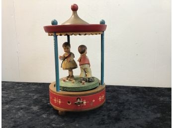 Vintage Switzerland Thornes  Boy Girl Music Box