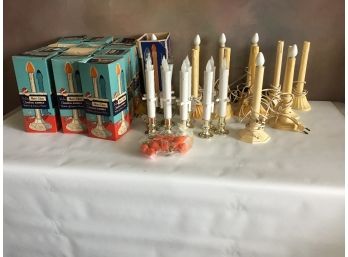 Vintage Window Candle Light Lot