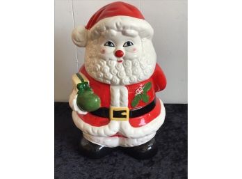 Santa Cookie Jar