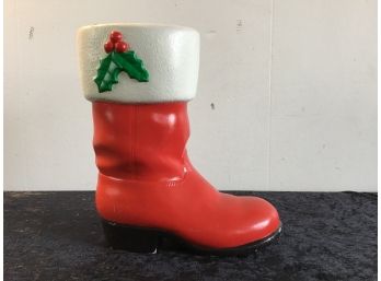 Large Ceramic Christmas Boot