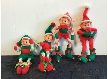 Large Vintage Elf Ornaments