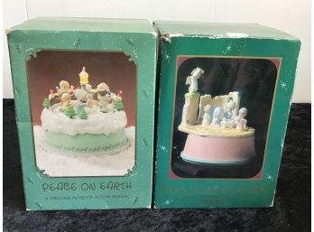 Precious Moments Music Boxes Lot Of 2