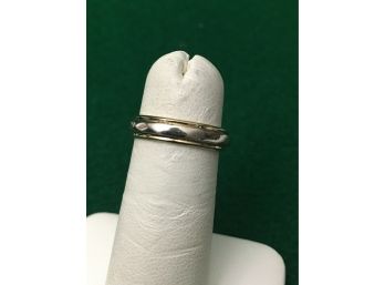 14K Gold Wedding Band, 3.65 Grams, Size 6, Professionally Polished