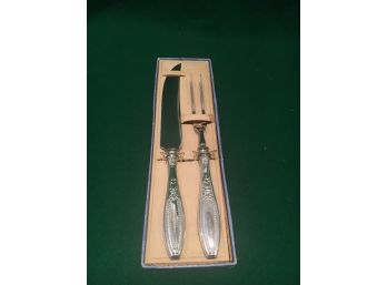 Sterling Handle Carving Set