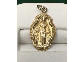 14K Gold Religious Emblem, 2.19 Grams, Professionally Polished