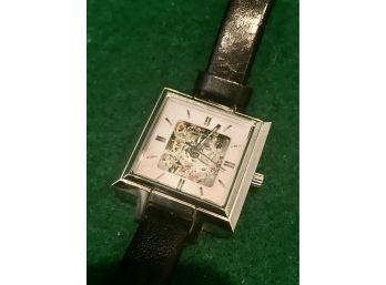 Kenneth Cole Skeleton Watch, Works Great, Automatic Watch