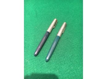 Pair Of Parker Fountain Pens