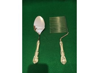 Pair Of Sterling Silver Handle Utensils