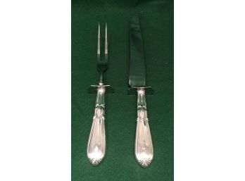 Sterling Silver Handle Carving Set