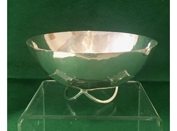 Antique Sterling Silver Bowl Handmade By Alfredo Sciarrotta, Shreve Crump And Low, 322 Grams