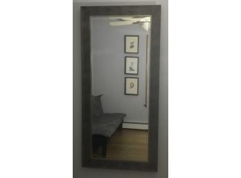 Large Rectangular Beveled Mirror