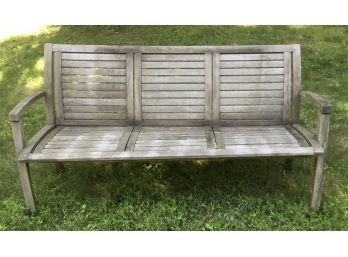 Alfresco Home 3 Seater Teak Bench