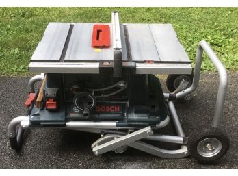 Bosch TS4000/2000 Portable Large Table Saw On Wheels