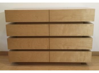 Contemporary Modern Blonde Wood Dresser