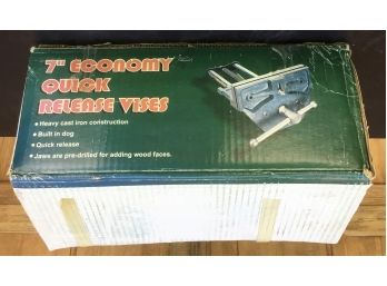 7 Economy Quick Release Bench Vise, Brand New In Box