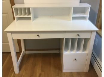 Charming Petite White Desk