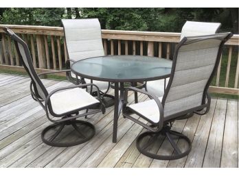 5 Pc. Outdoor Patio Furniture, Rocker Chairs