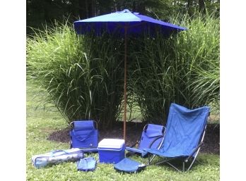 Blue All The Way, 6FT Umbrella,tent,chairs,Plus