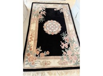Black And Pastel Area Rug