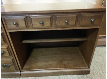 Conant Ball Fine Furniture Vintage Cabinet With Drawer And Open Shelving