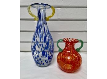 Set Of Murano Style Vases