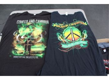 2 Rock Tees Black Crowes & Coheed And Cambria XL - XXL