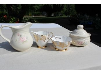 Royal Windsor Sugar & Creamer - Pfaltzgraff Sugar & Creamer