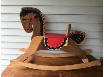 Charming Vintage Rocking Horse