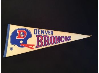 Denver Broncos Football Pennant