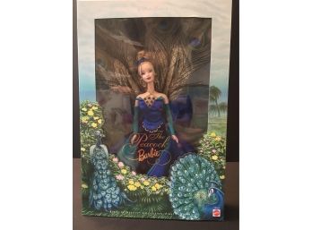 The Peacock Barbie Mattel In Box 19365 Birds Of Beauty Collection