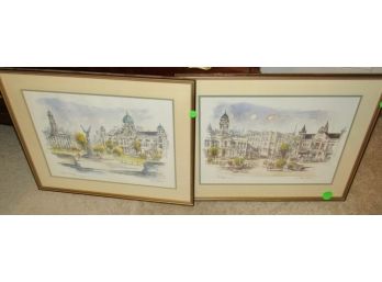 Pair Of Decorative Prints