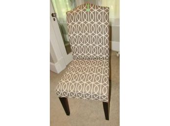 Upholstered Parsons Style Chair