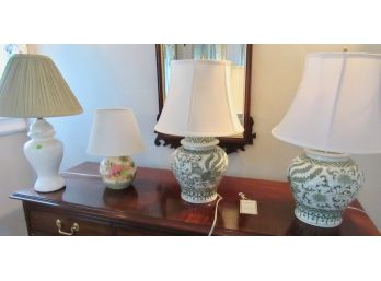 Porcelain Table Lamps (4)